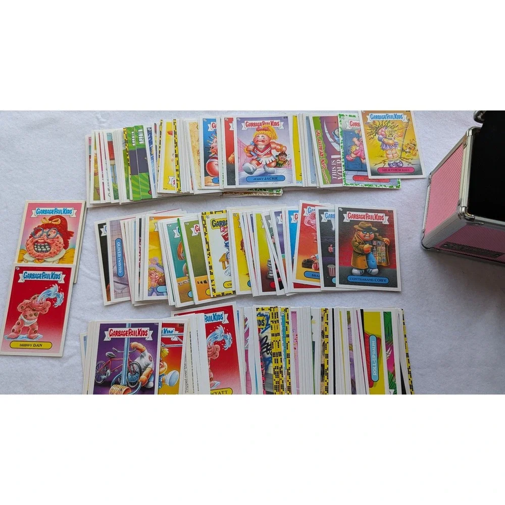 Vintage 80's Garbage Pail Kids Card Lot‎ Topps GPK Sticker Collection with Case